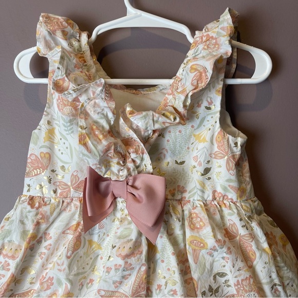 Prairie by Rachel Ashwell Dress Floral Butterfly 2T - Picture 8 of 11